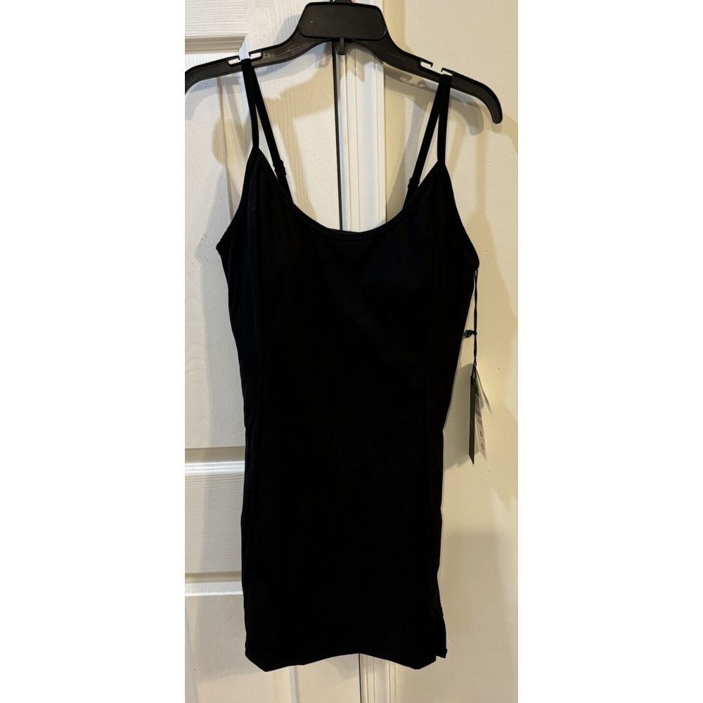 Mono B Athletic Dress Women's Sz L Black Padded Adjustable Straps NWT